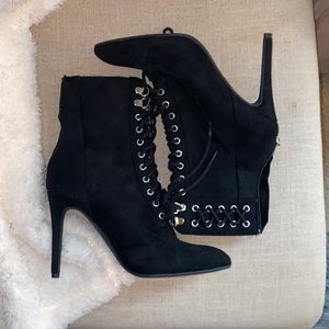Black Lace Up Boot